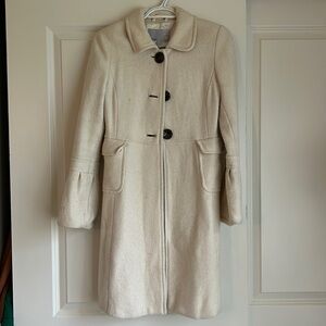 Off white Mary Jane vintage coat.